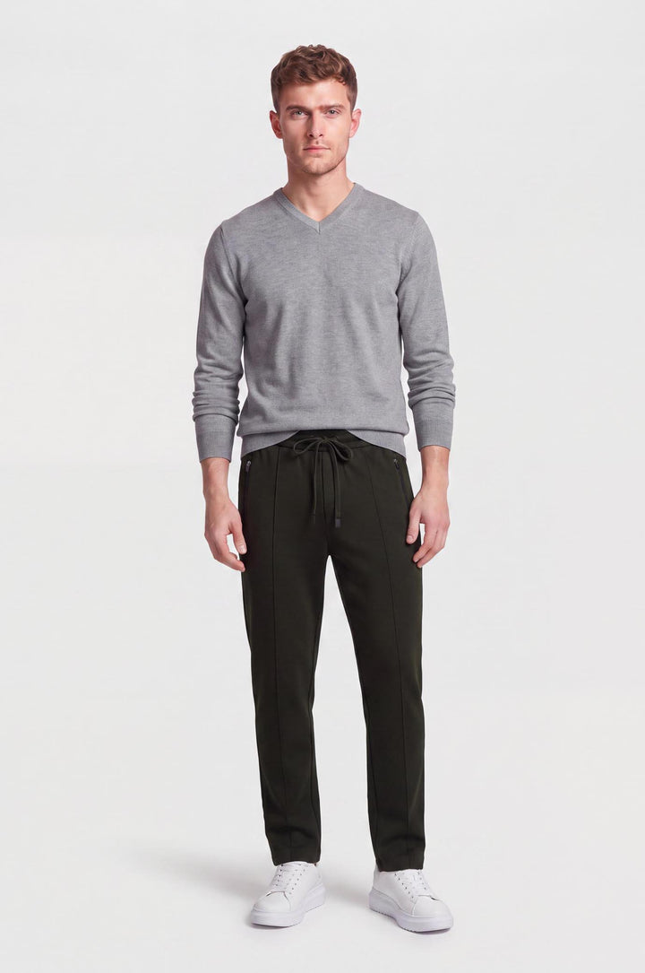 Pantaloni jogger coordinati|Colore:Verde militare