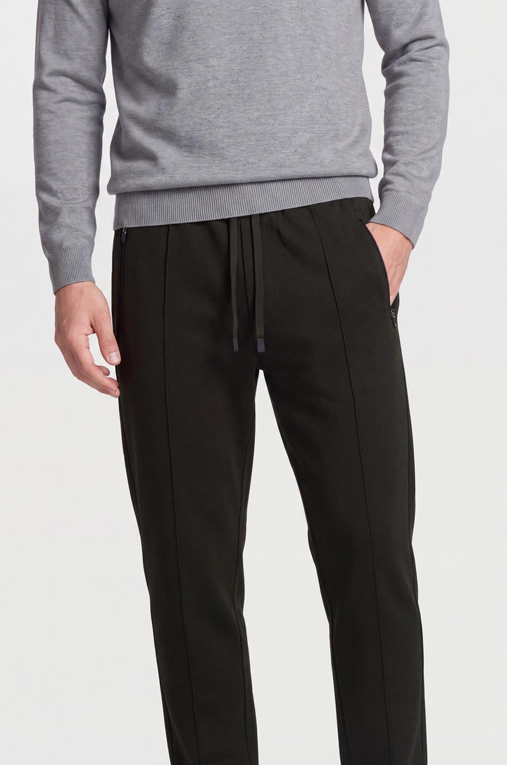 Pantaloni jogger coordinati|Colore:Verde militare