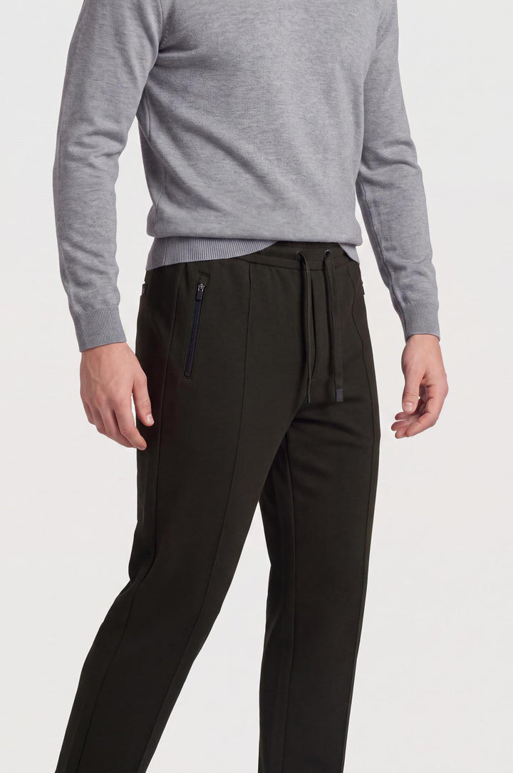 Pantaloni jogger coordinati|Colore:Verde militare