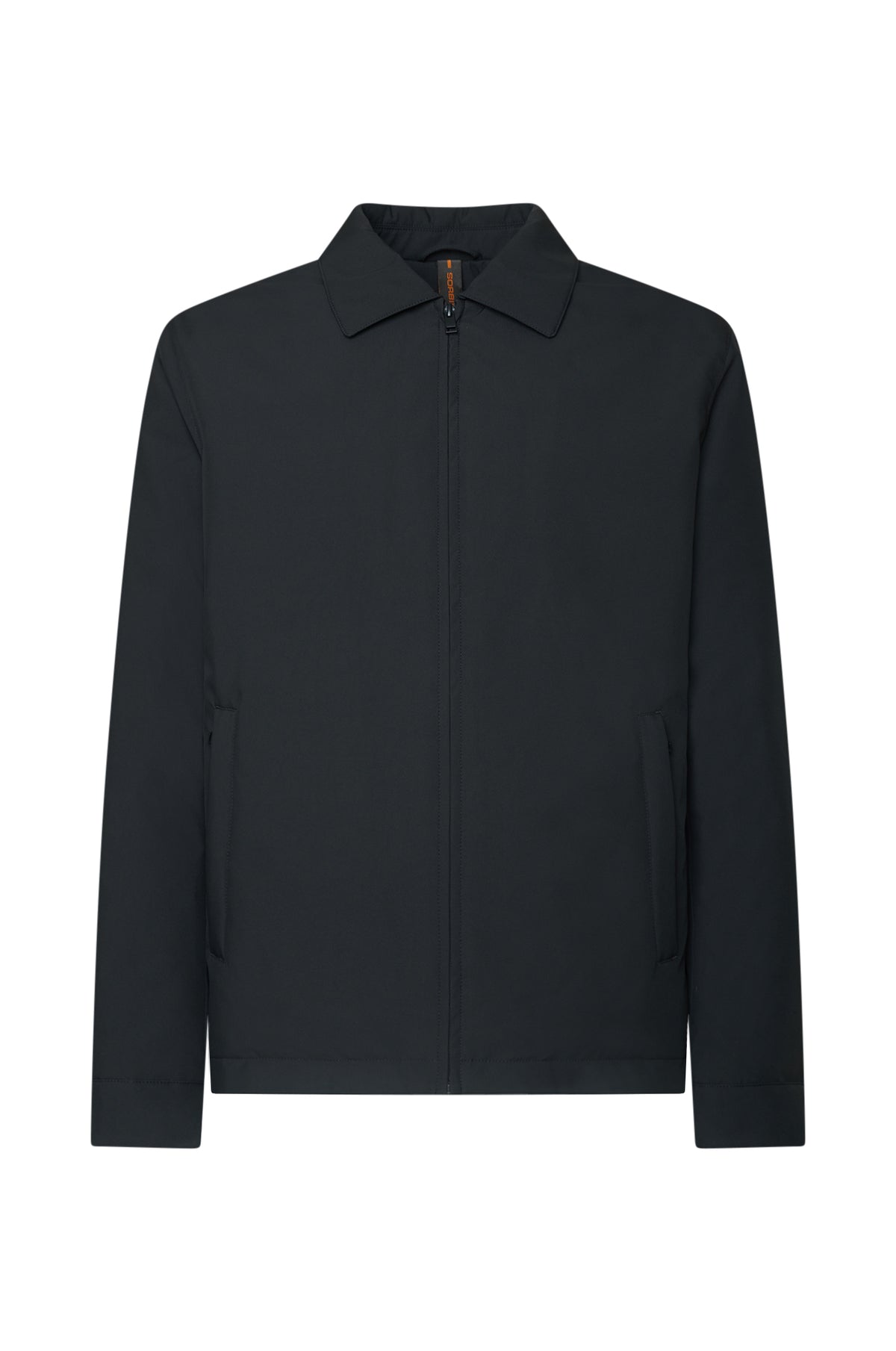 Giubbotto con collo camicia|Colore:Nero
