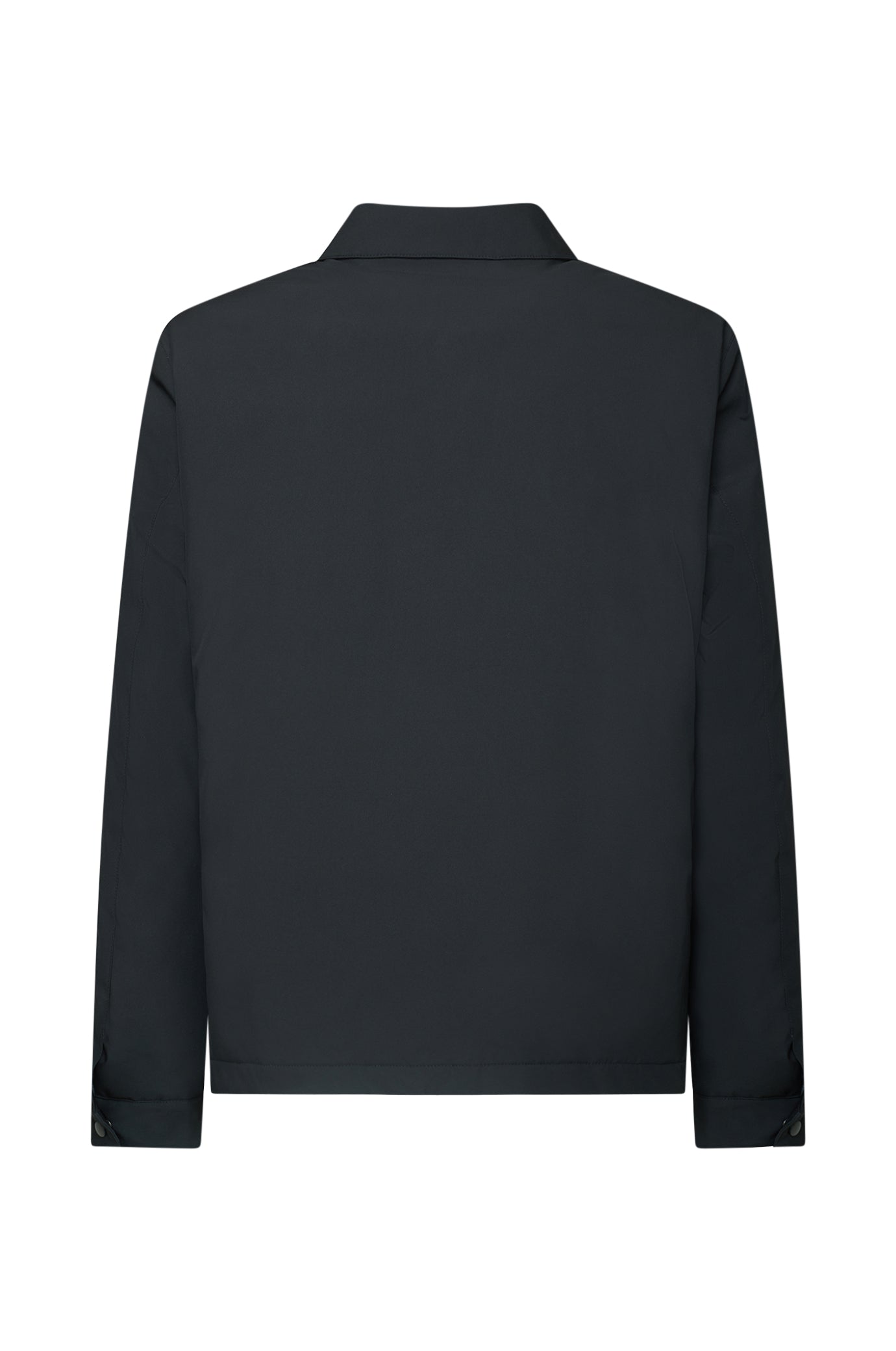 Giubbotto con collo camicia|Colore:Nero