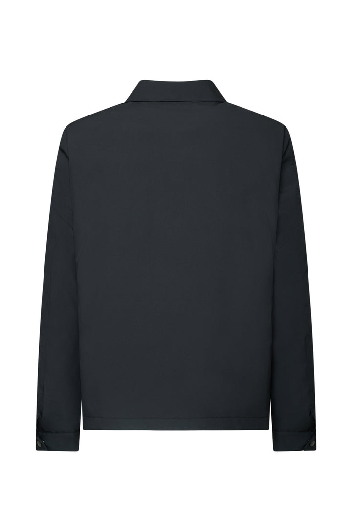 Giubbotto con collo camicia|Colore:Nero