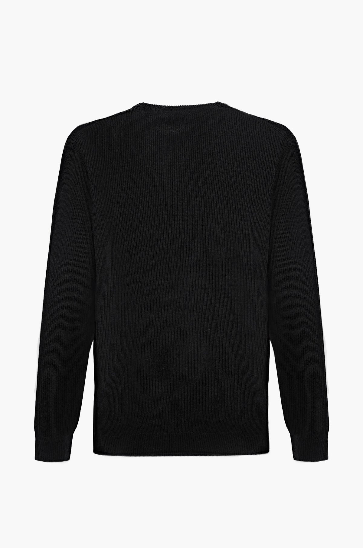 Pullover con struttura a costa inglese|Colore:Nero