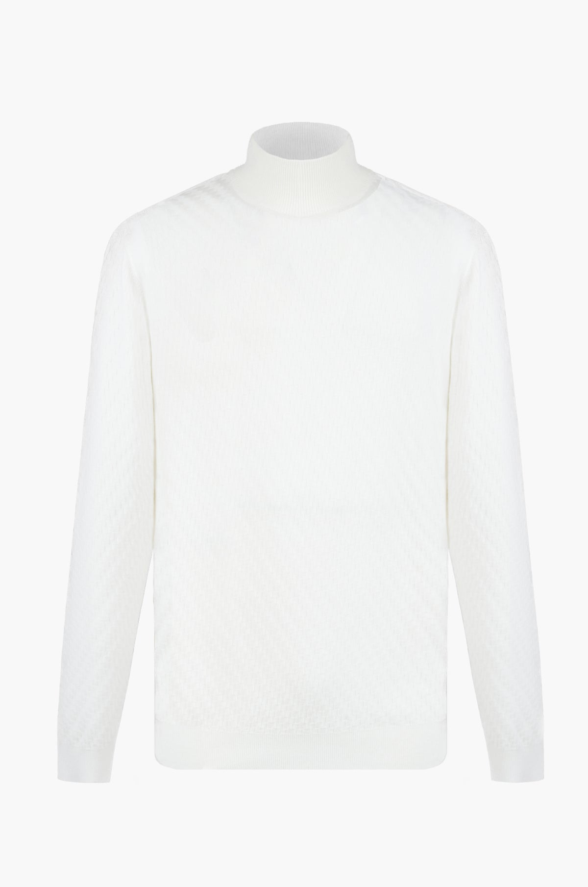 Pullover lupetto con struttura|Colore:Off white
