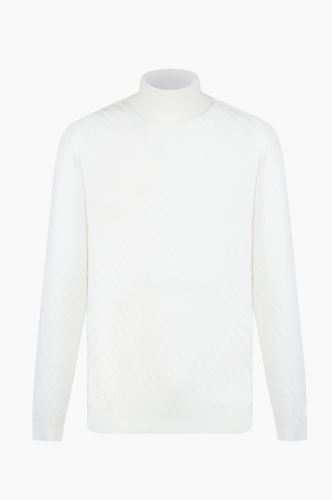 Pullover lupetto con struttura|Colore:Off white