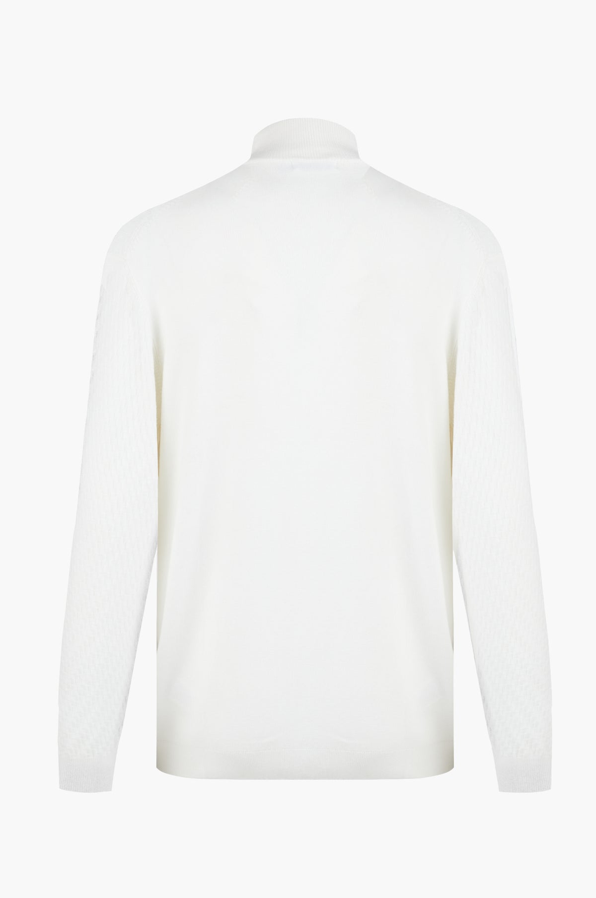 Pullover lupetto con struttura|Colore:Off white