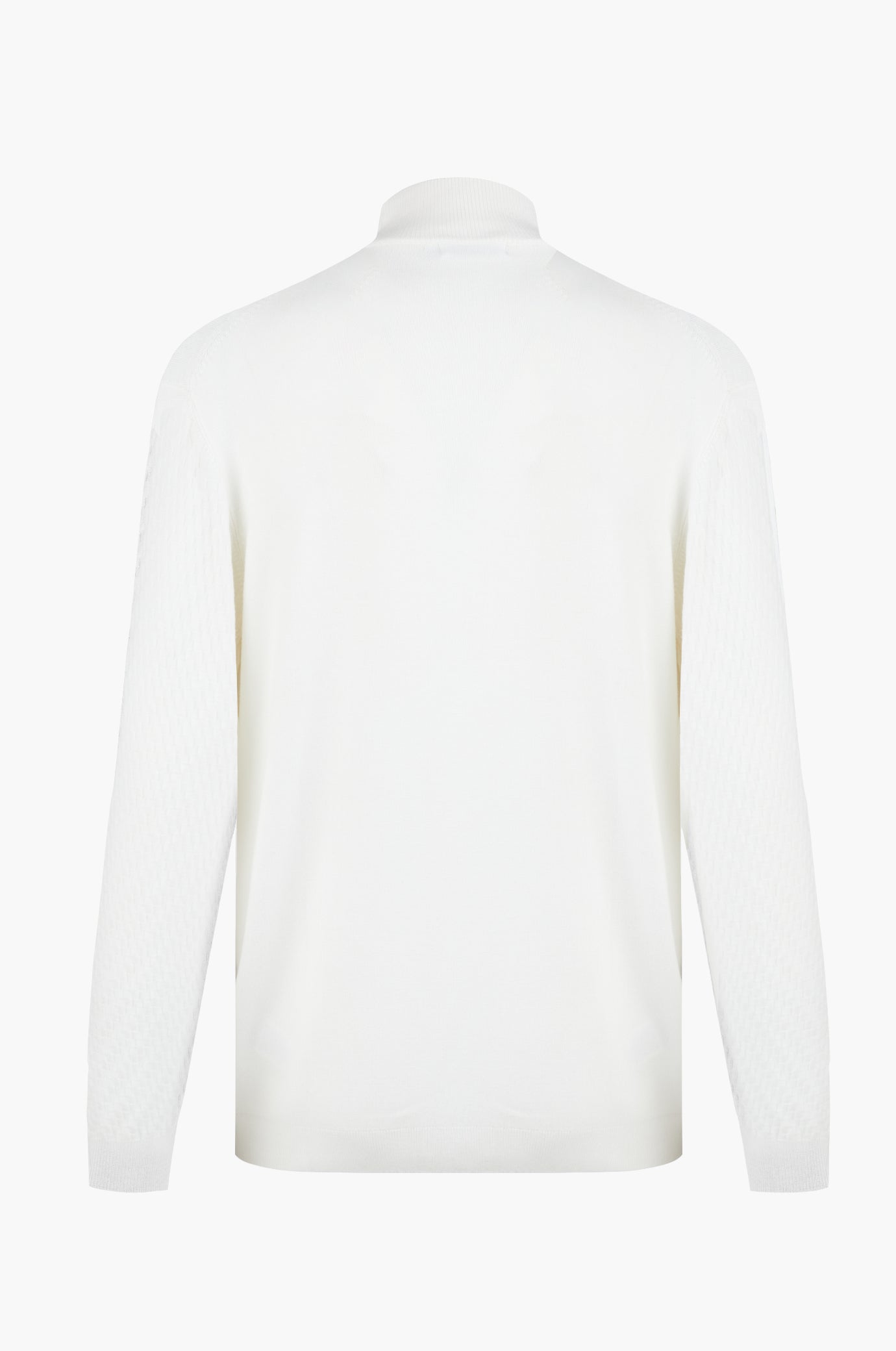 Pullover lupetto con struttura|Colore:Off white