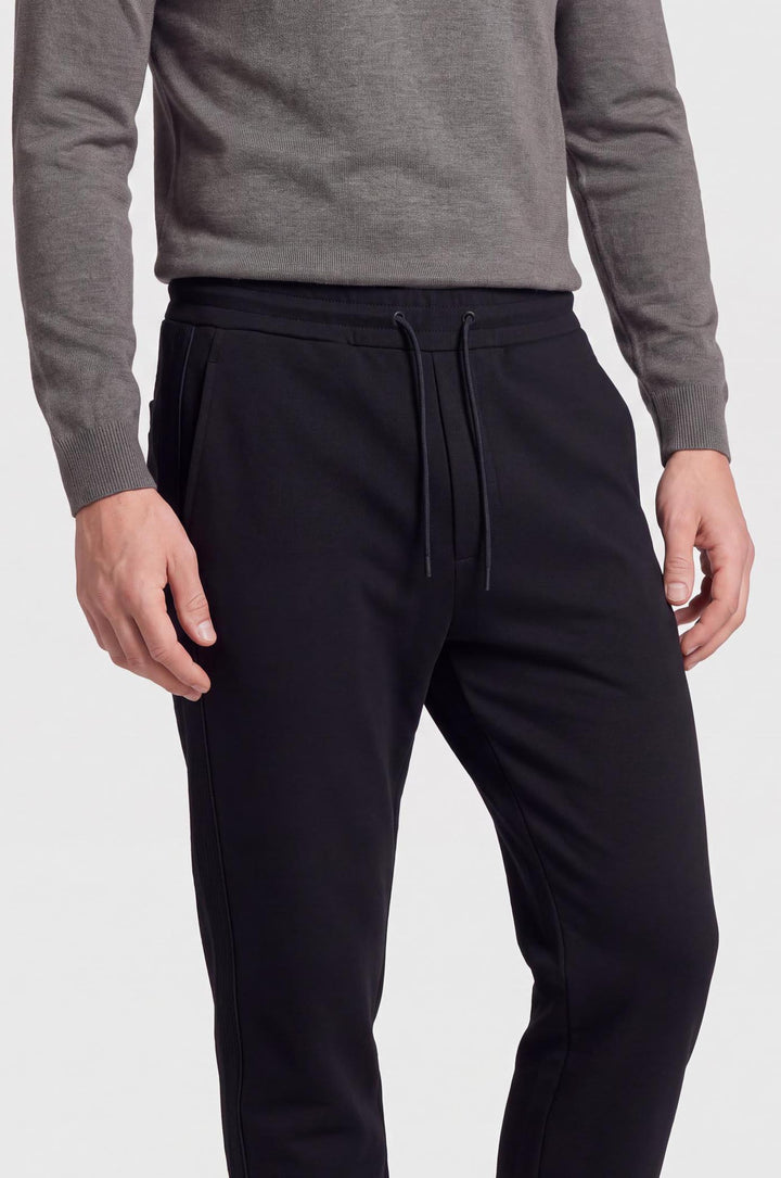 Pantaloni jogger coordiati con bande|Colore:Blu/navy