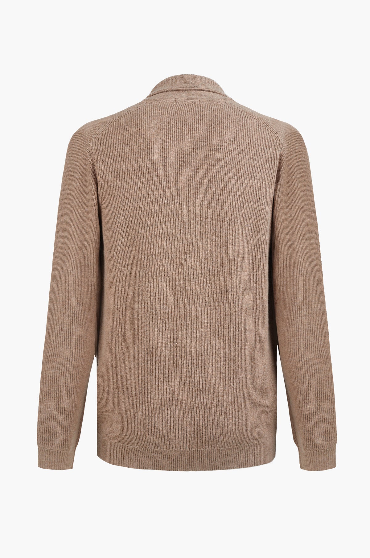 Giacca in maglia misto lana|Colore:Cammello-melange