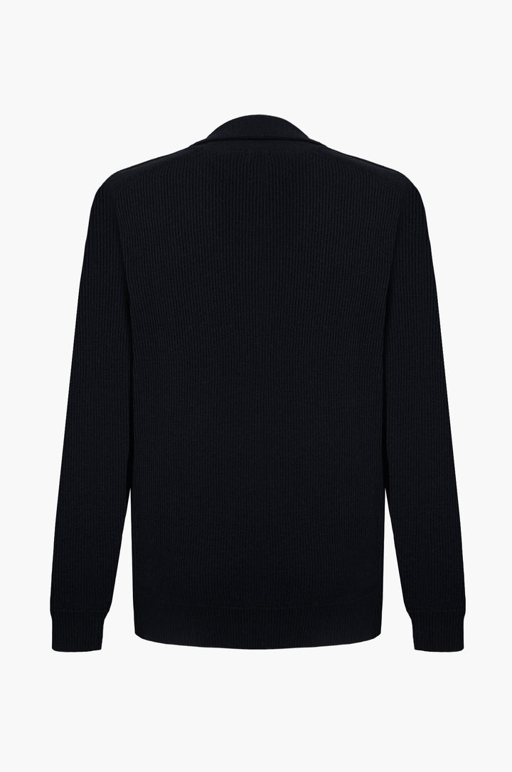 Giacca in maglia misto lana|Colore:Nero