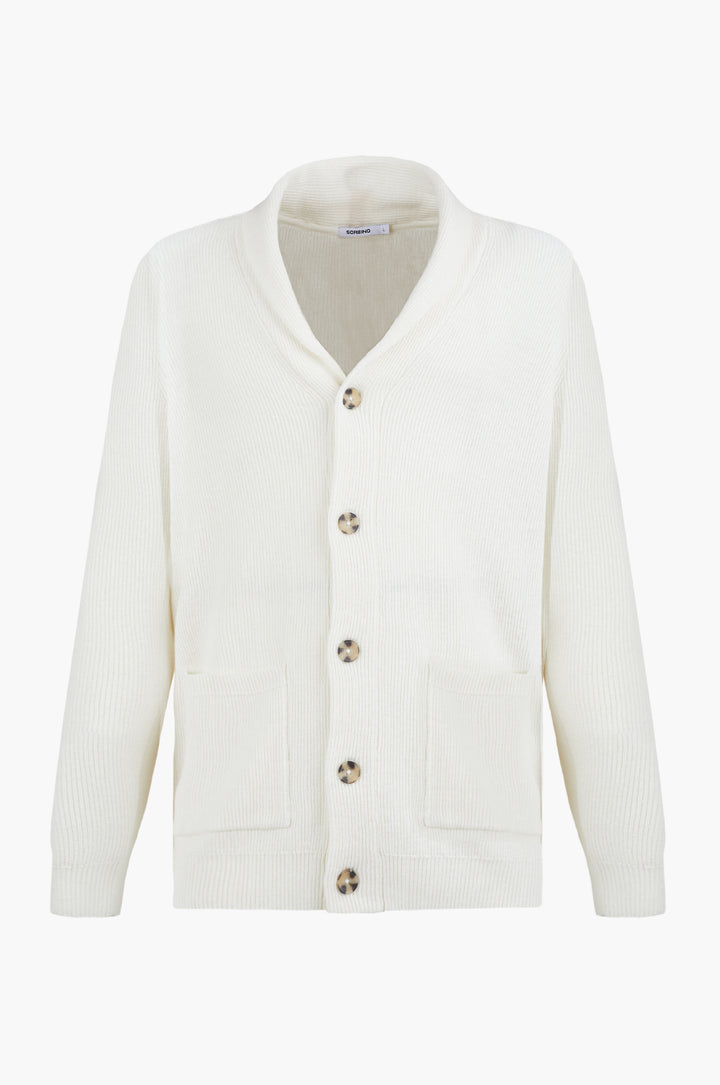 Giacca in maglia misto lana|Colore:Off white