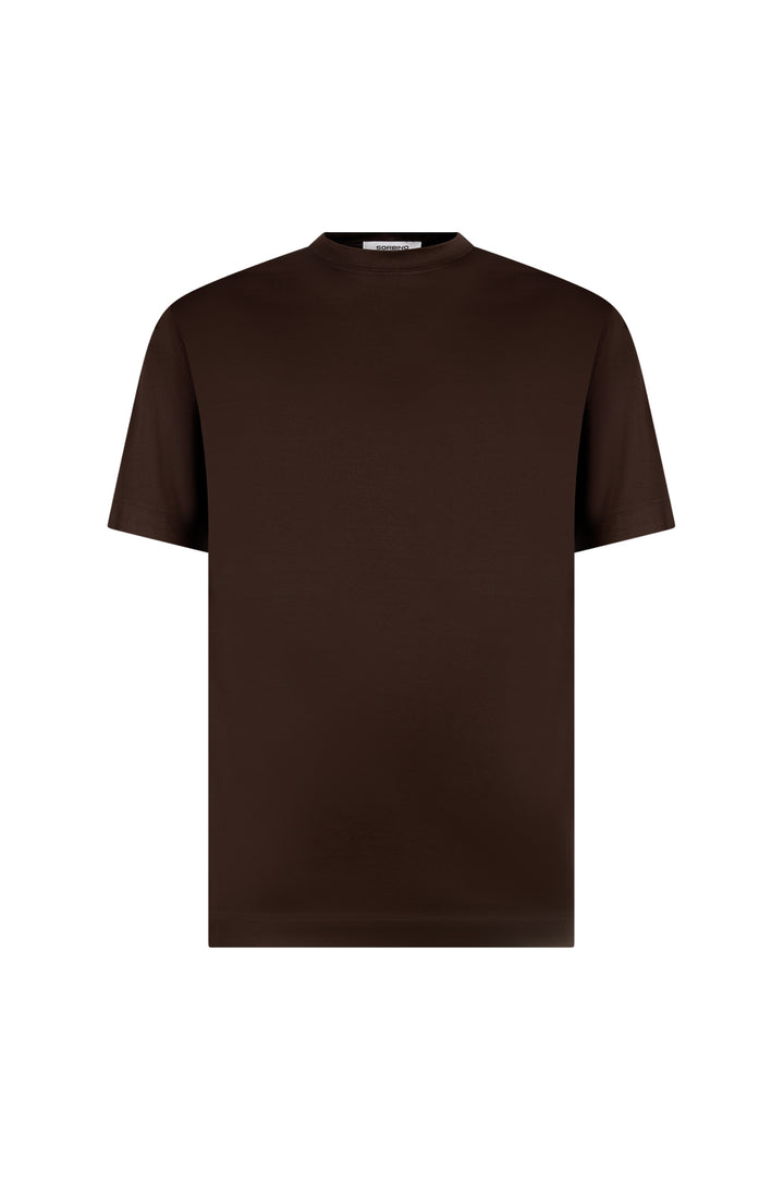 T-shirt cotone mercerizzato Supima|Colore:Moro