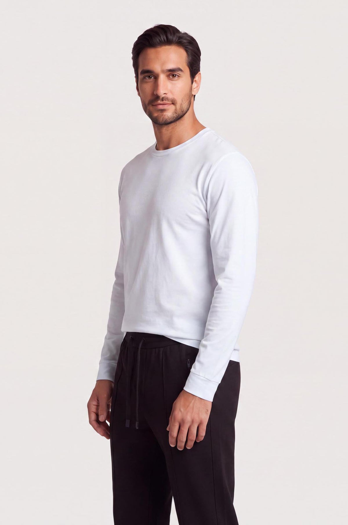 T-shirt a manica lunga|Colore:Bianco