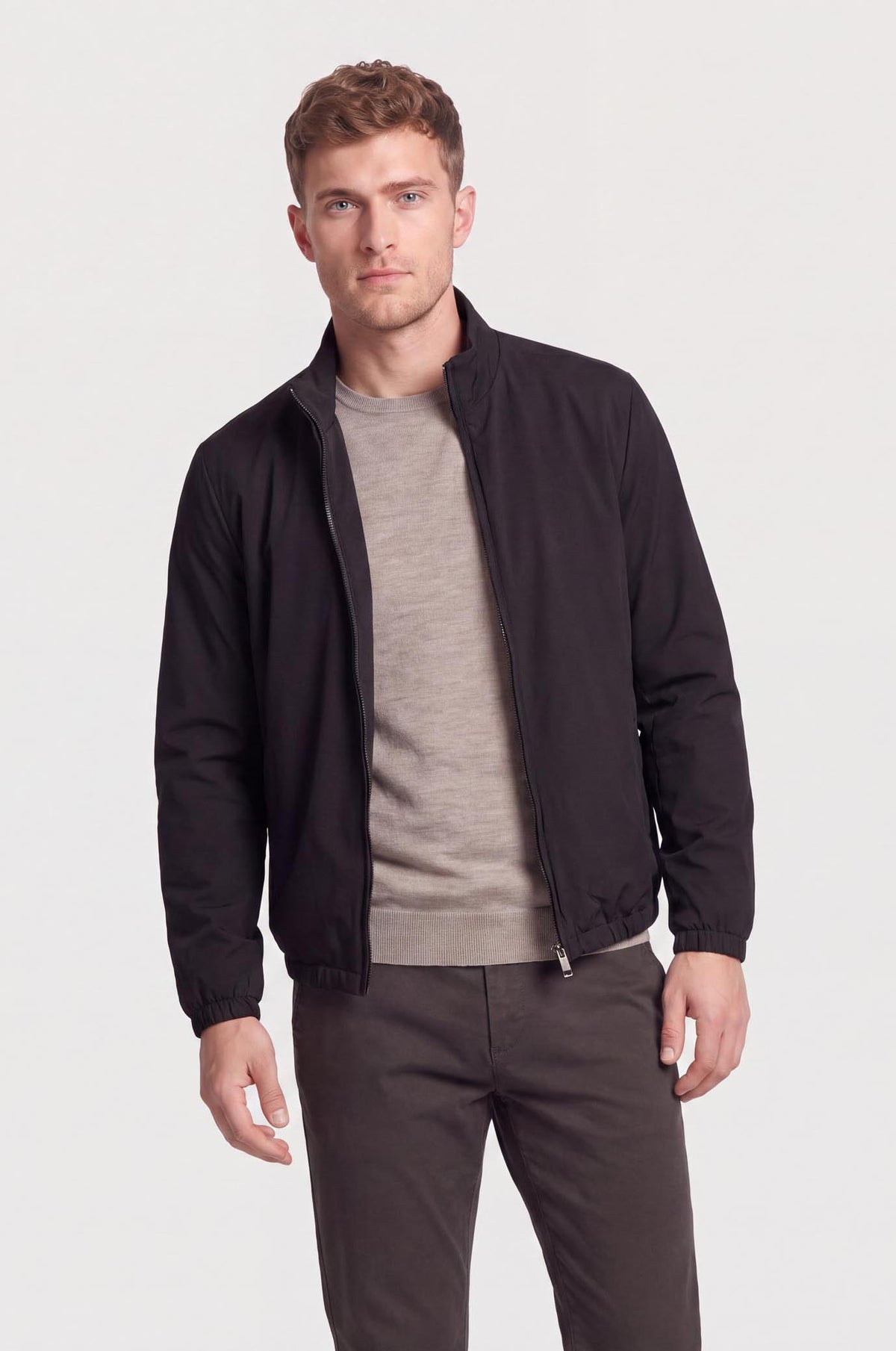 Giubbotto leggero double face|Colore:Nero/moro