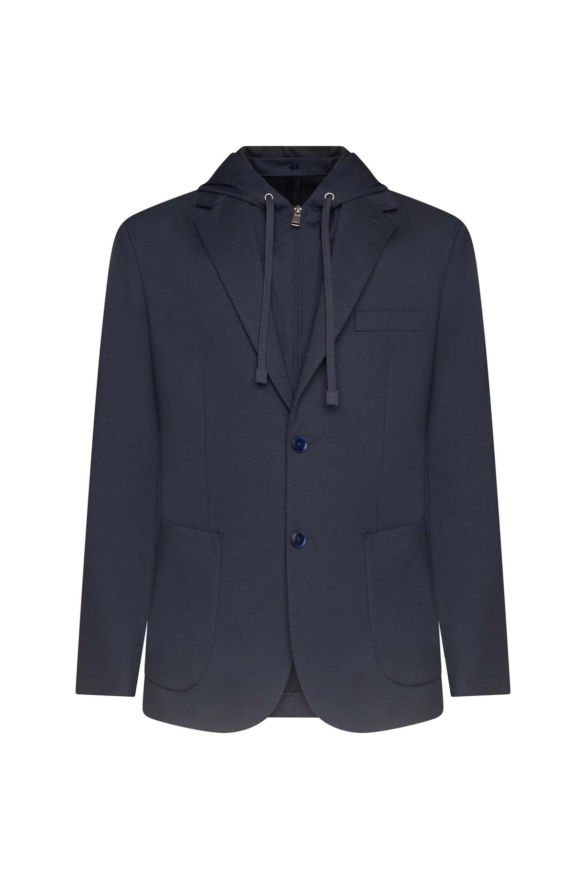 Giacca da completo con cappuccio coordinata|Colore:Blu/navy