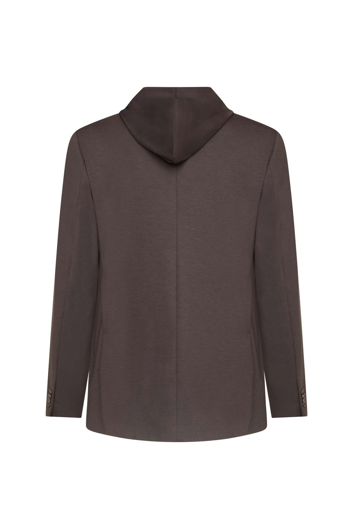 Giacca da completo con cappuccio coordinata|Colore:Moro