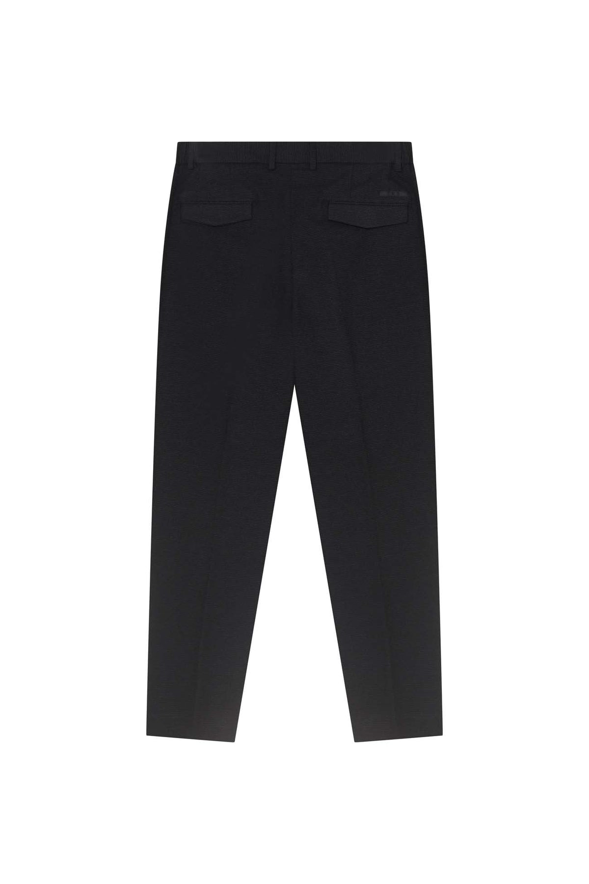 Pantaloni con trama da completo coordinati|Colore:Nero