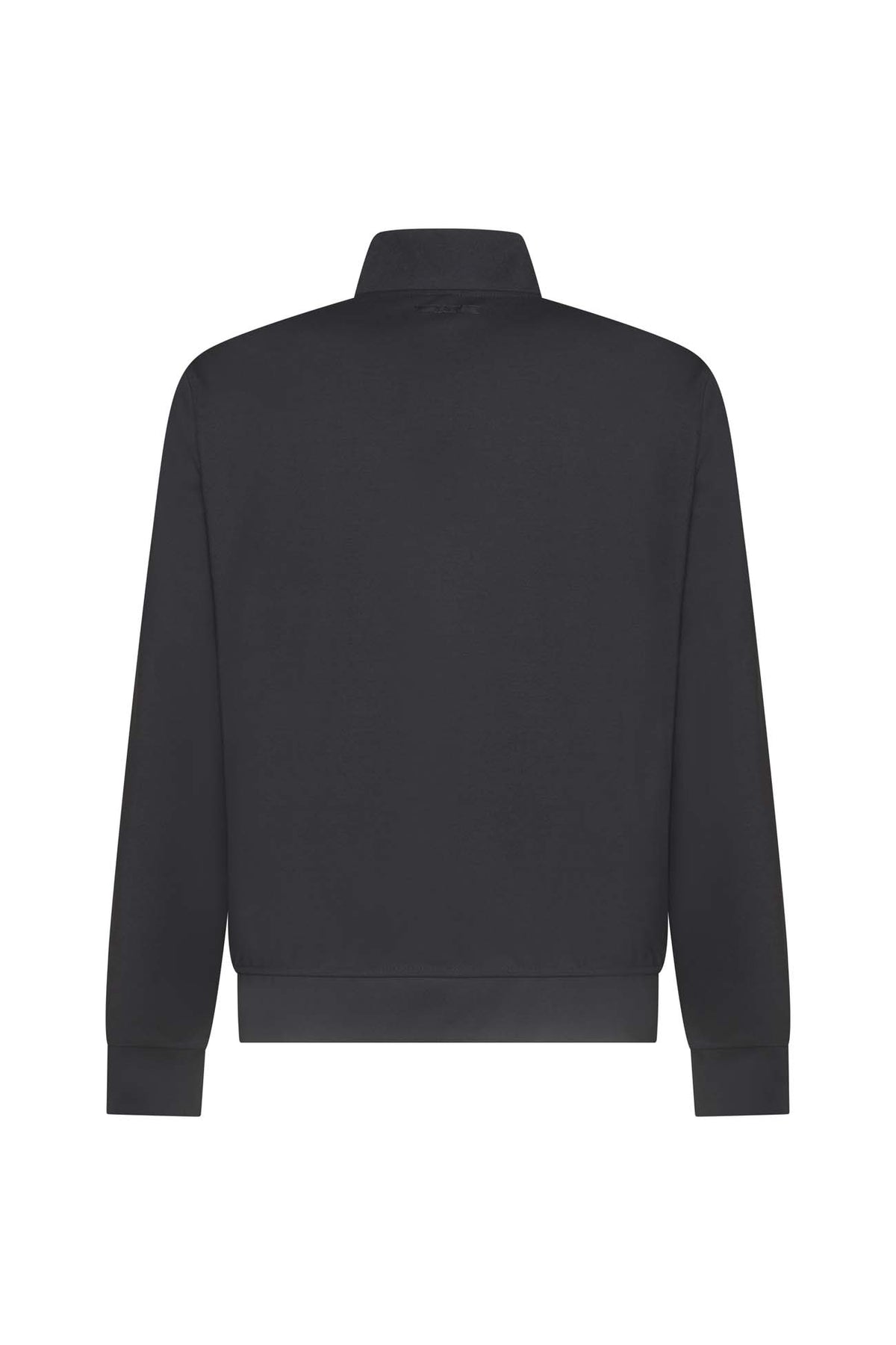 Felpa zip tecnica coordinata|Colore:Nero