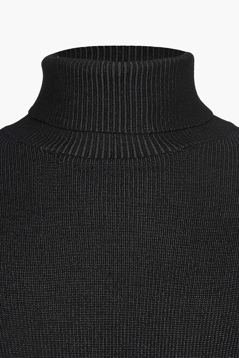 Dolcevita con trama a contrasto|Colore:Grigio melange