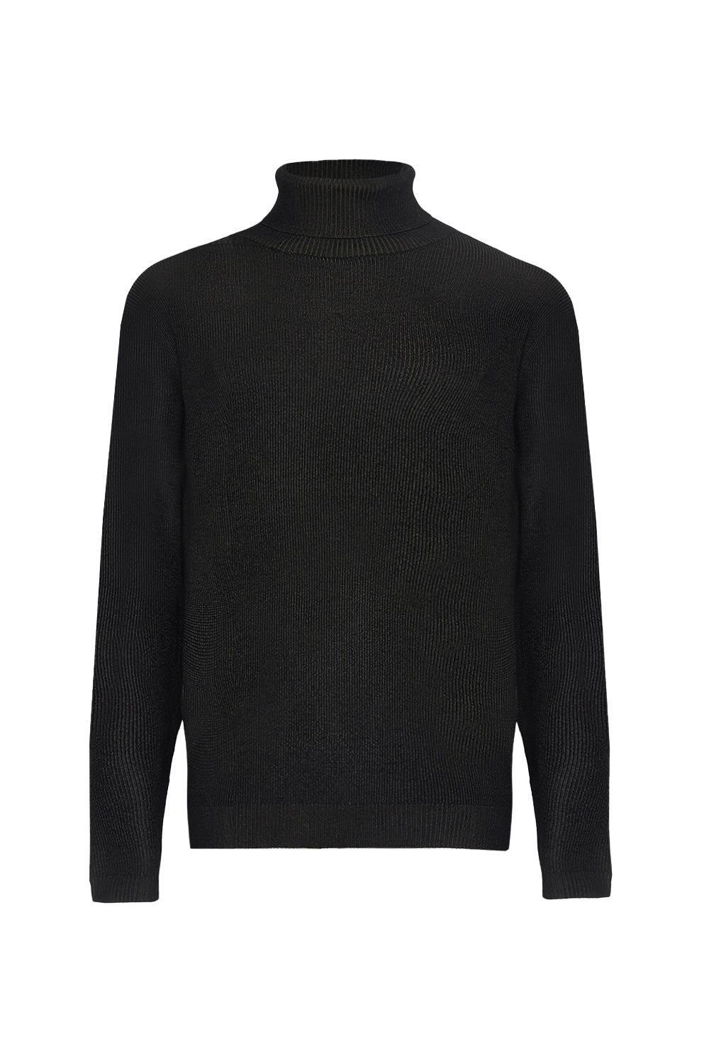 Dolcevita con trama a contrasto|Colore:Oliva