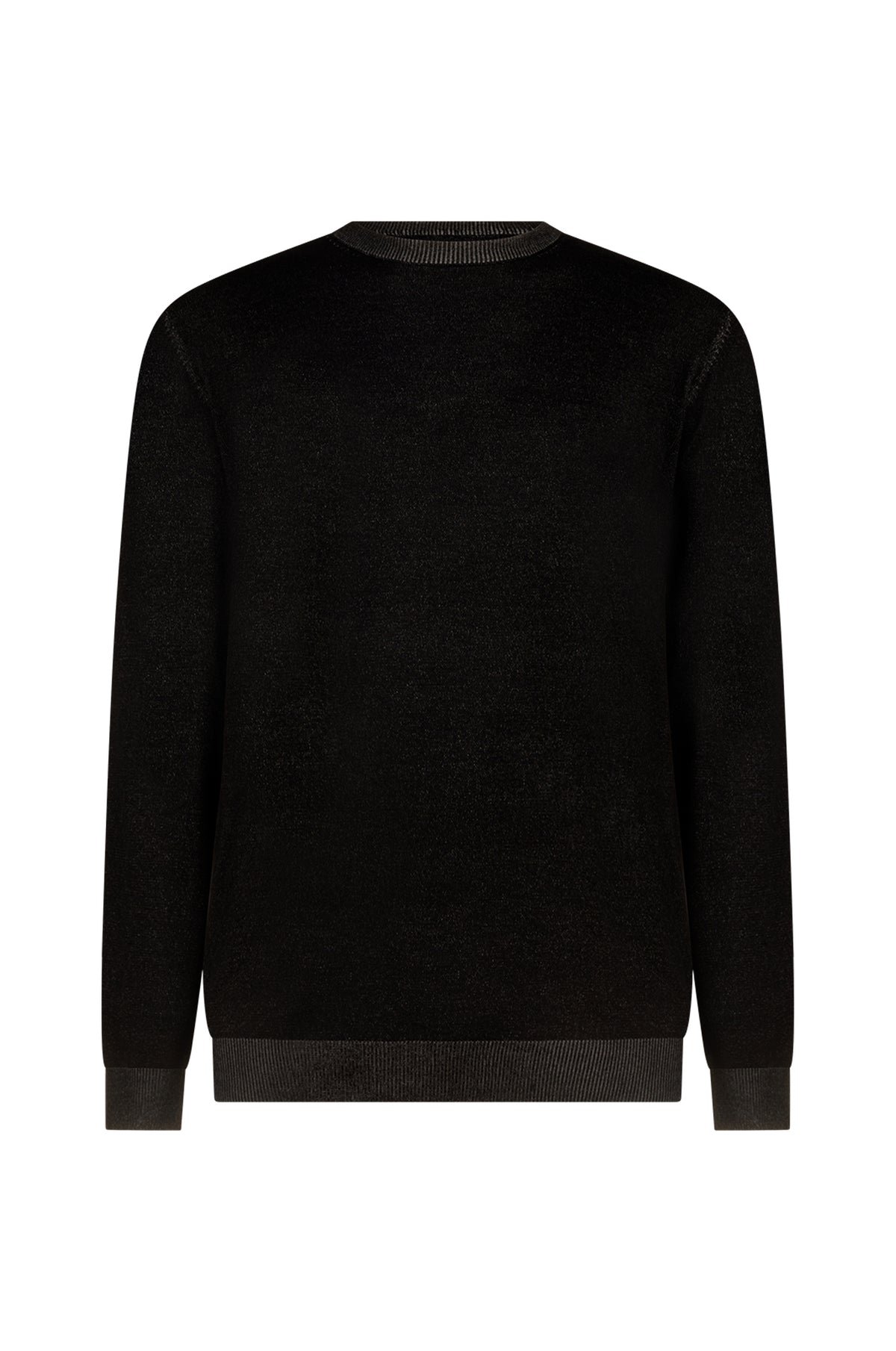 Pullover con trama vanisè|Colore:Nero