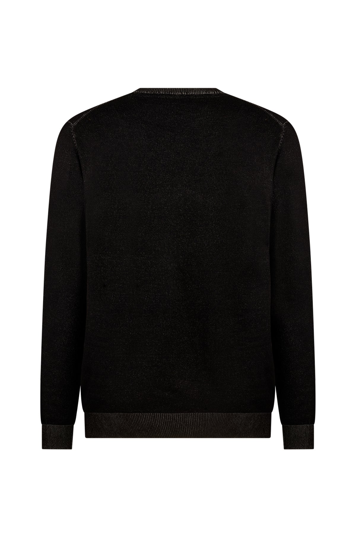 Pullover con trama vanisè|Colore:Nero