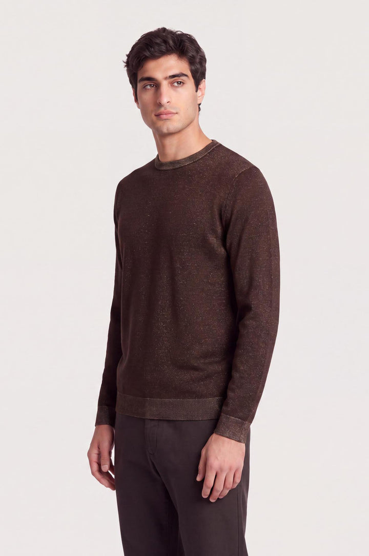 Pullover con trama vanisè|Colore:Moro