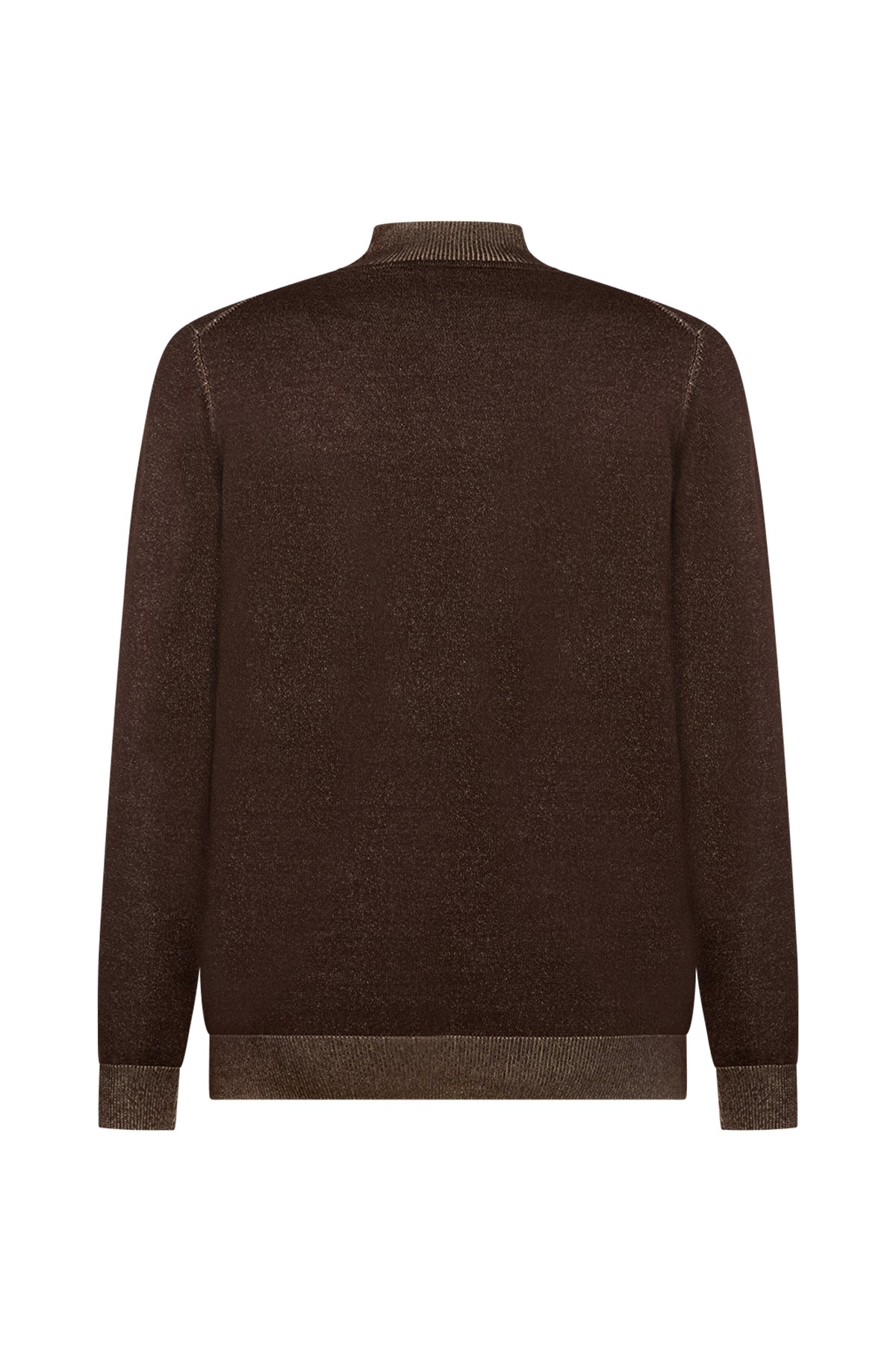Pullover lupetto con trama vanisè|Colore:Moro