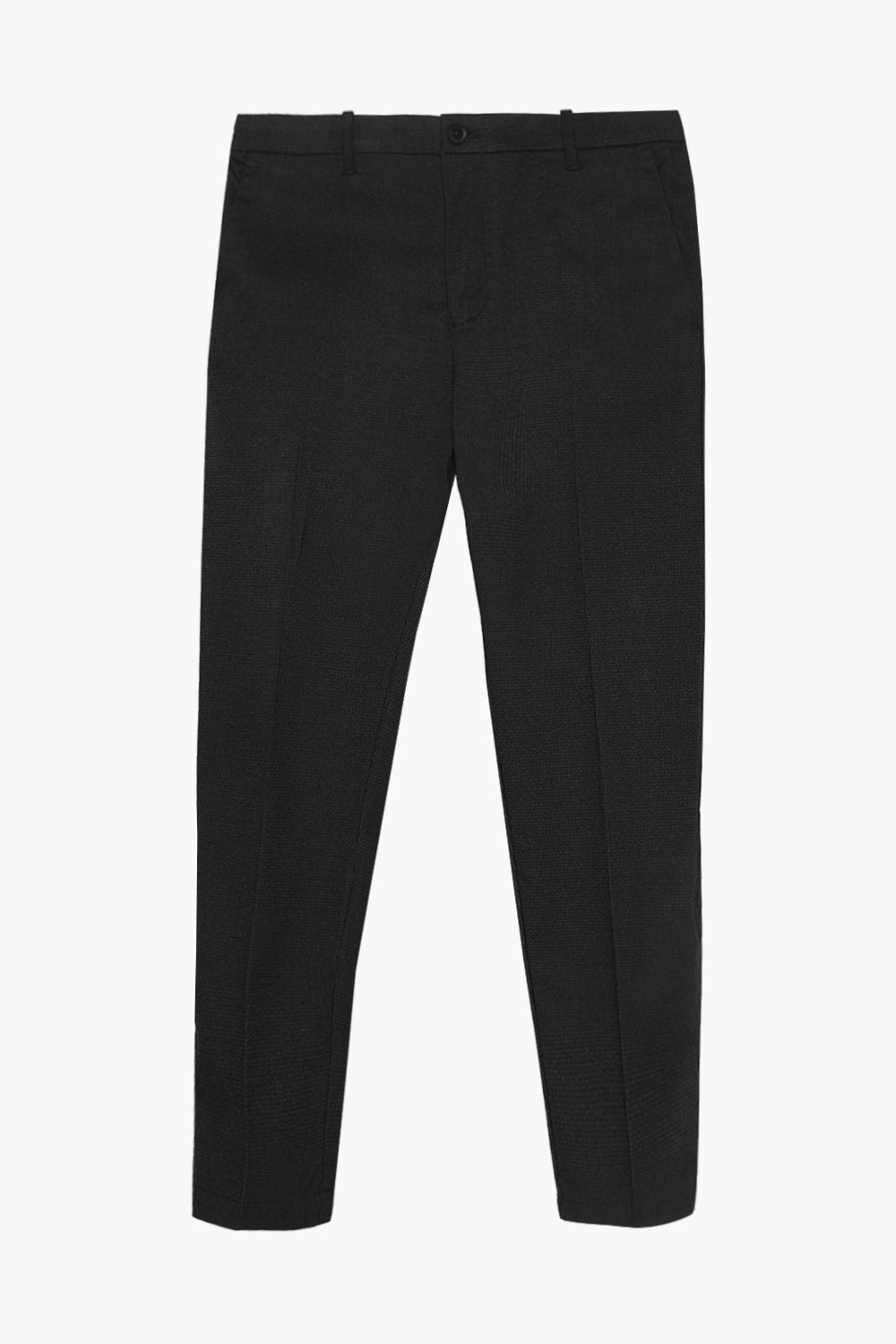 Pantaloni chinos jogger fit con trama|Colore:Antracite