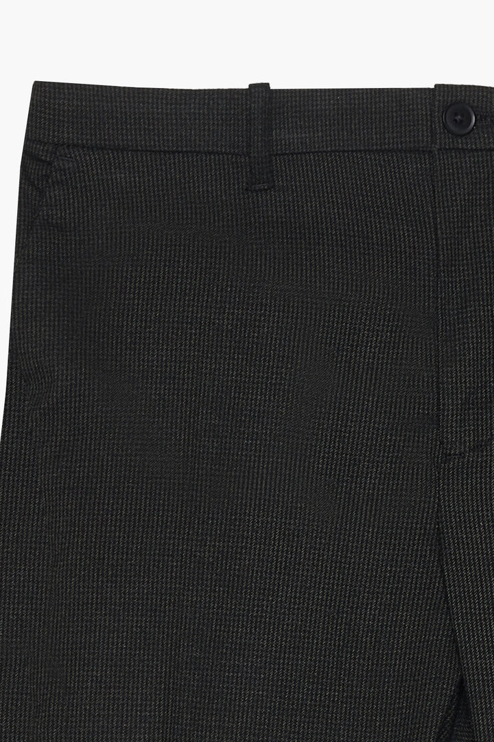 Pantaloni chinos jogger fit con trama|Colore:Antracite