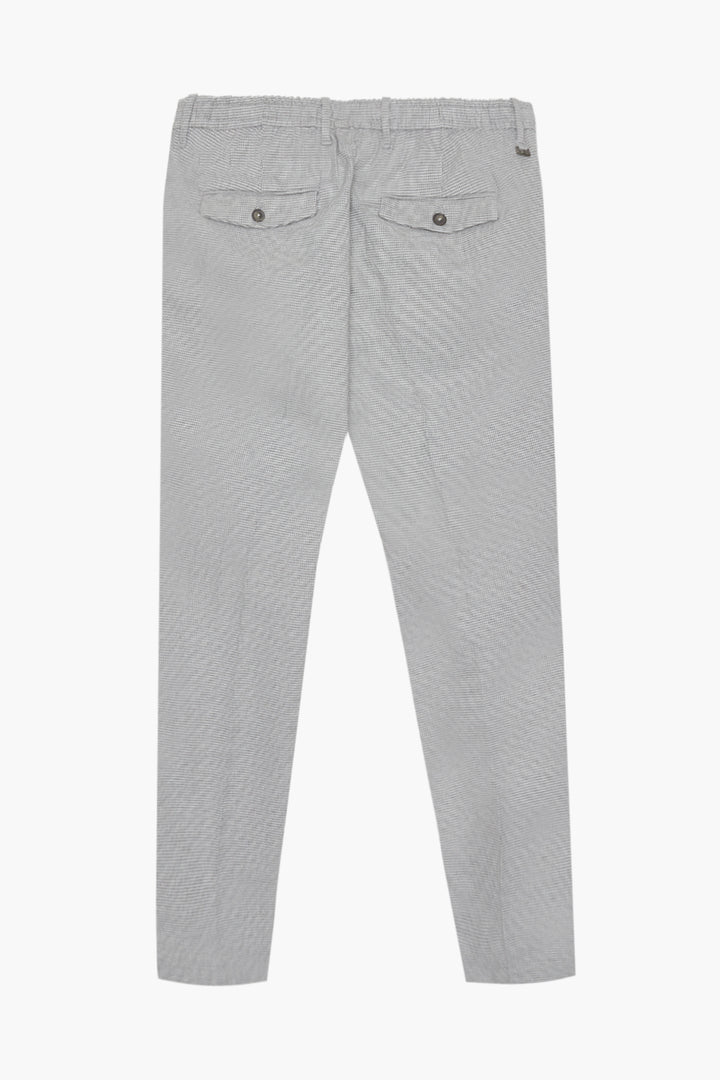 Pantaloni chinos jogger fit con trama|Colore:Grigio