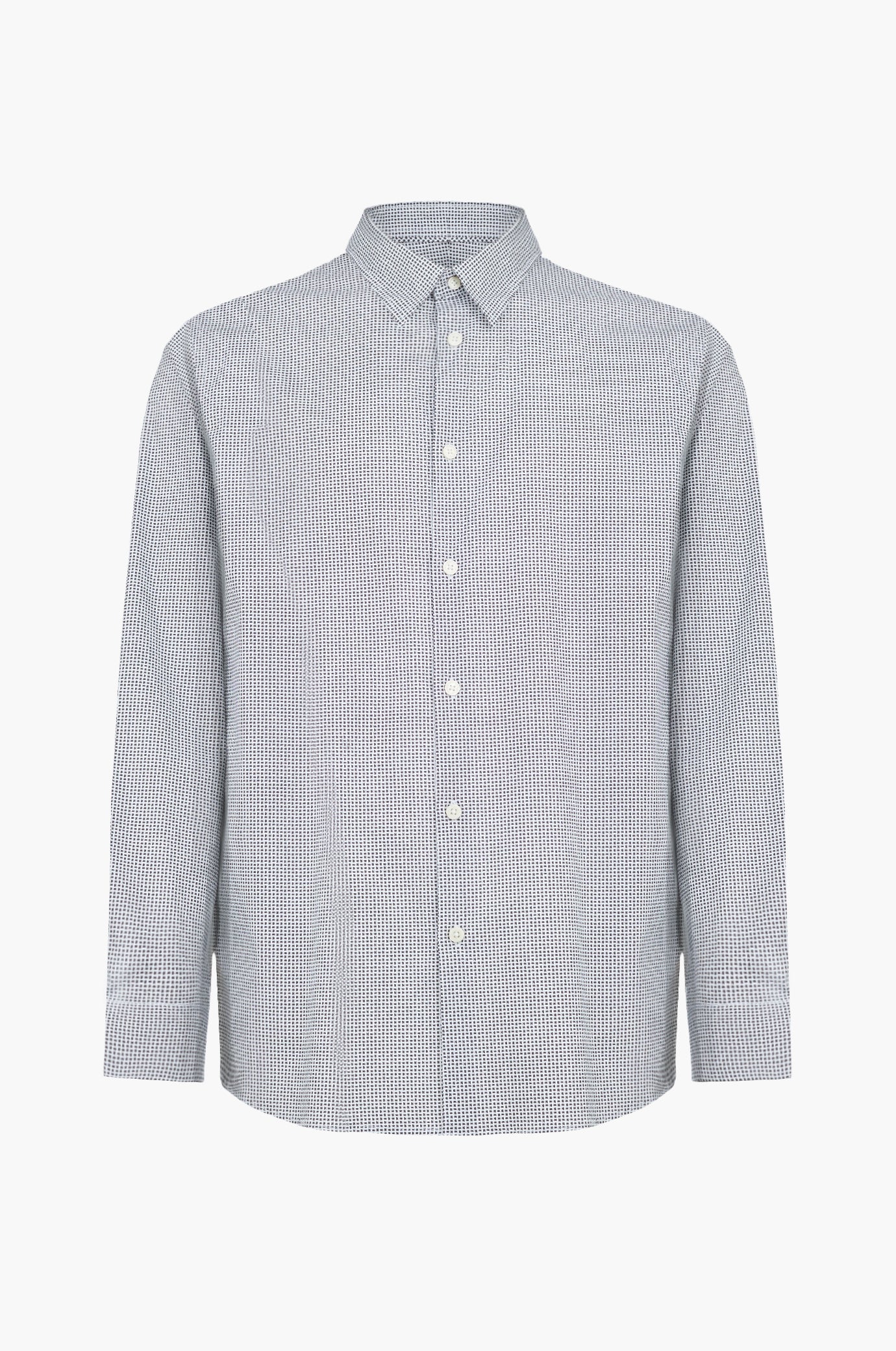 Camicia regular fit microfantasia