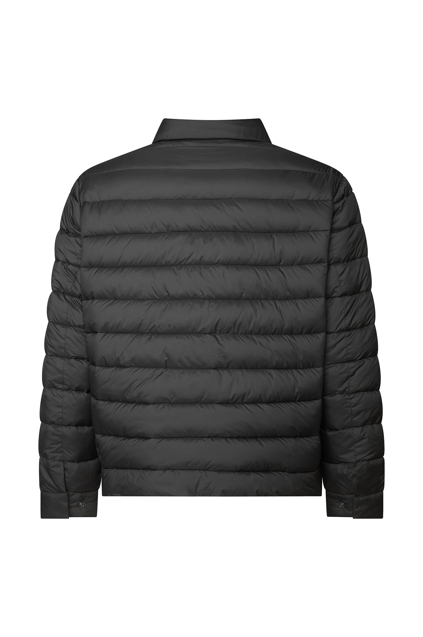 Giubbotto piumino con collo camicia