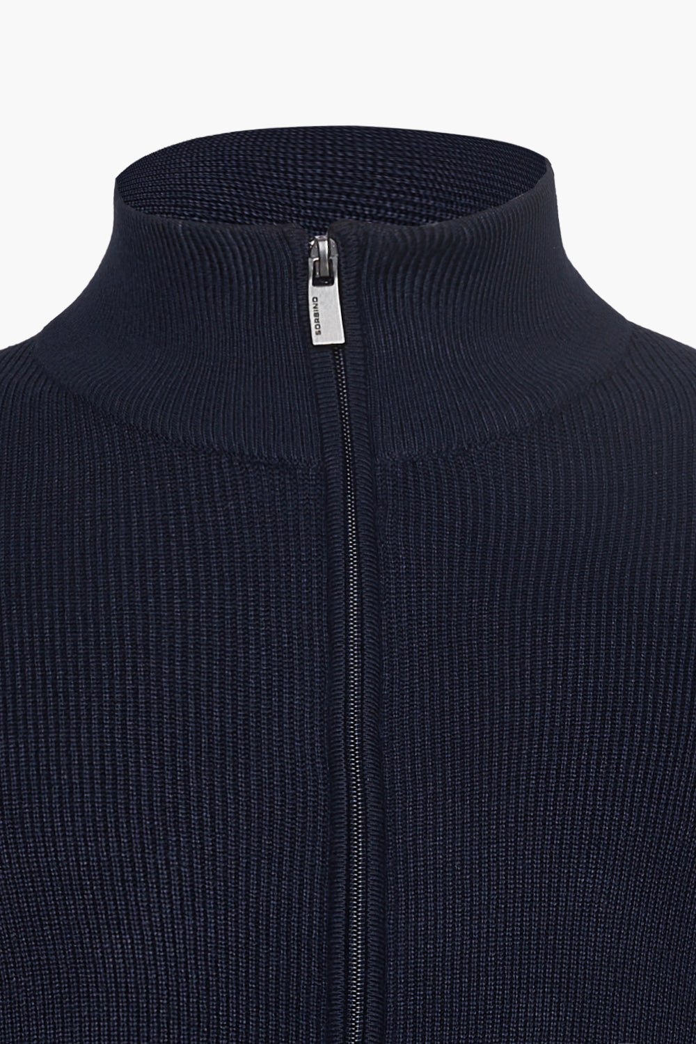 Cardigan full zip con struttura