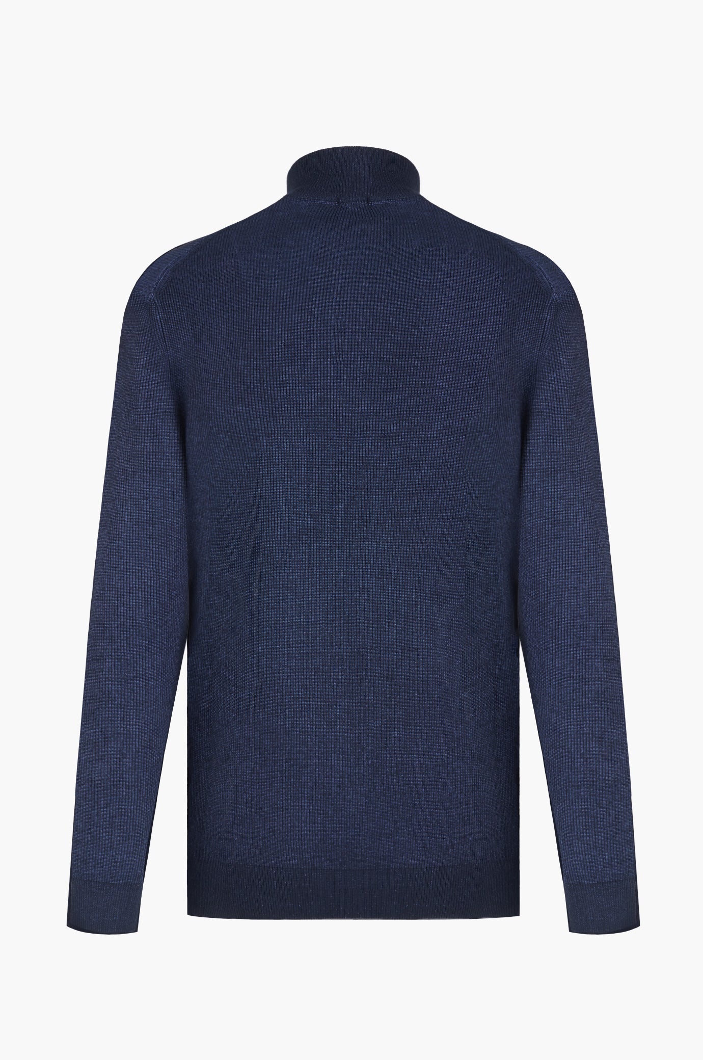 Pullover lupetto mezza zip