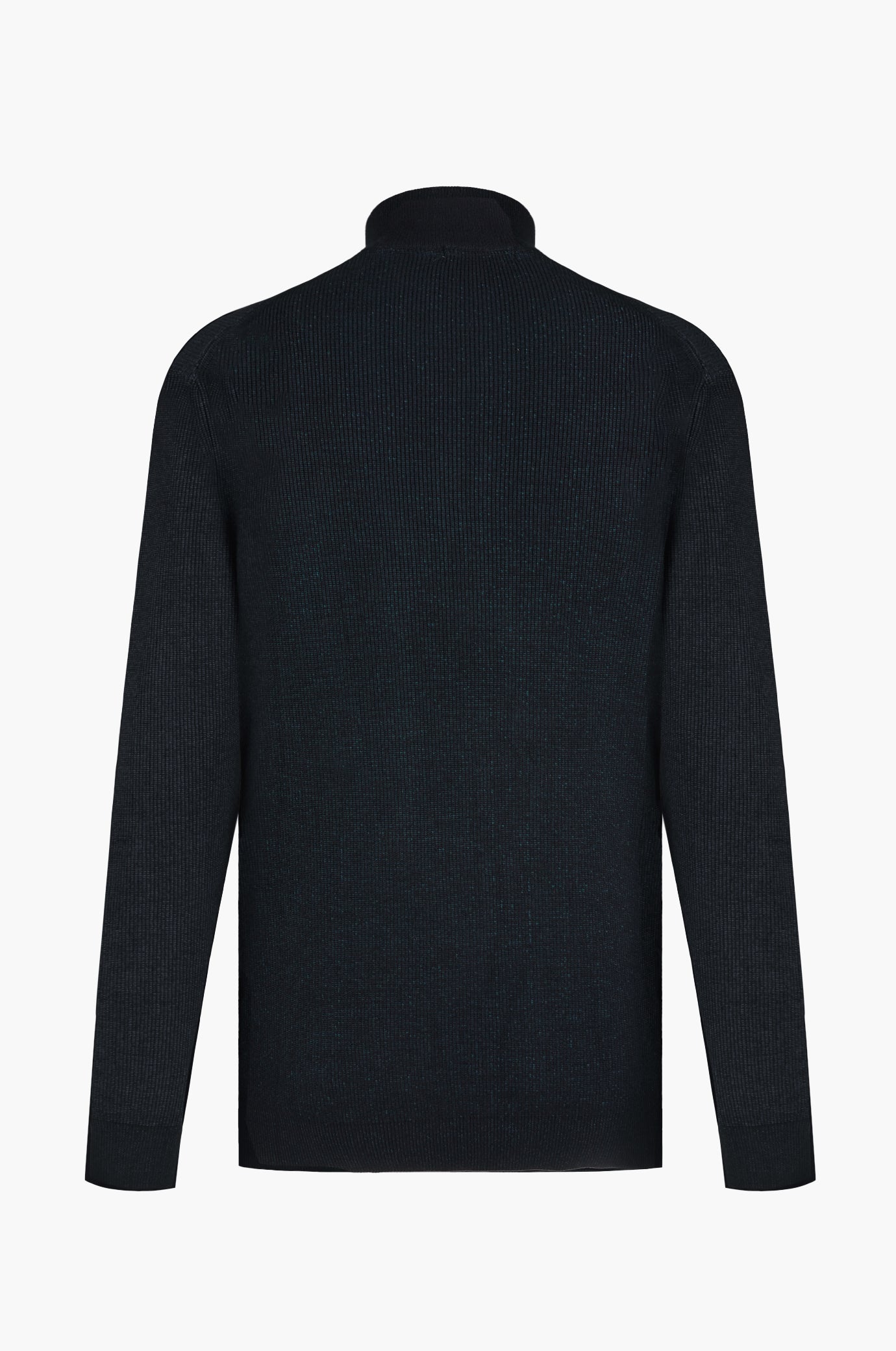 Pullover lupetto mezza zip