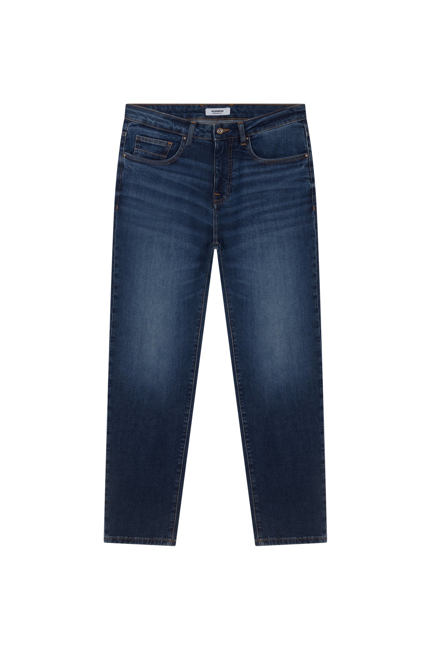 Jeans 5 tasche regular fit lavaggio scuro