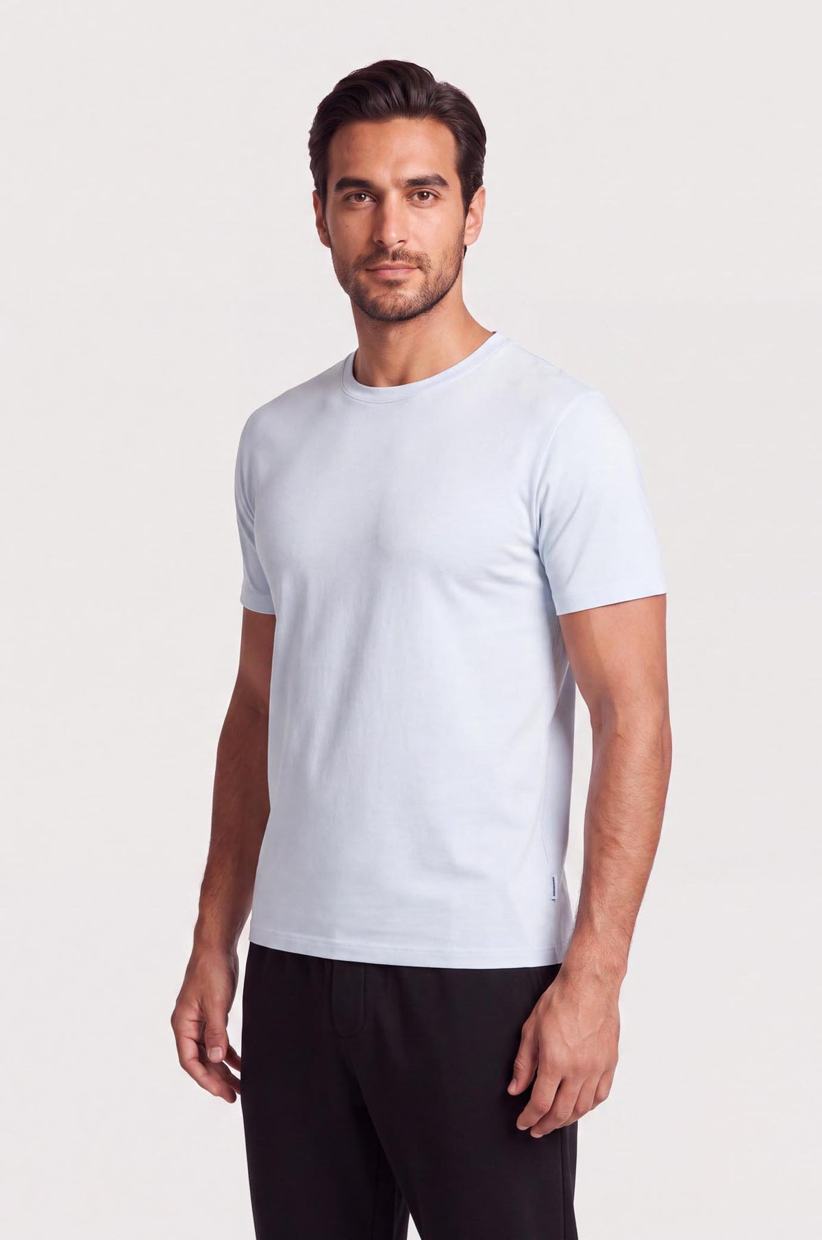 T-shirt basic bielastica
