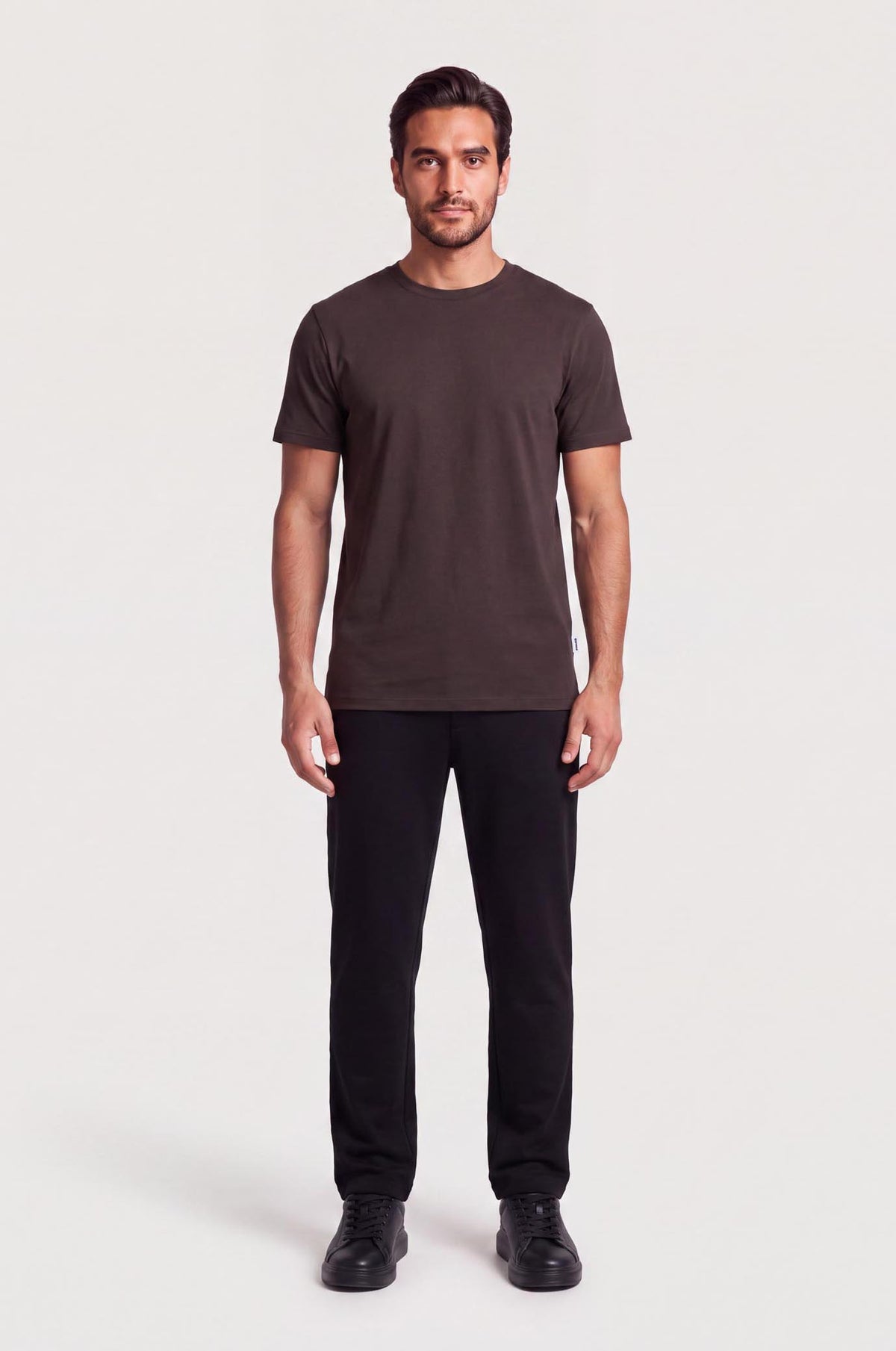 T-shirt basic bielastica
