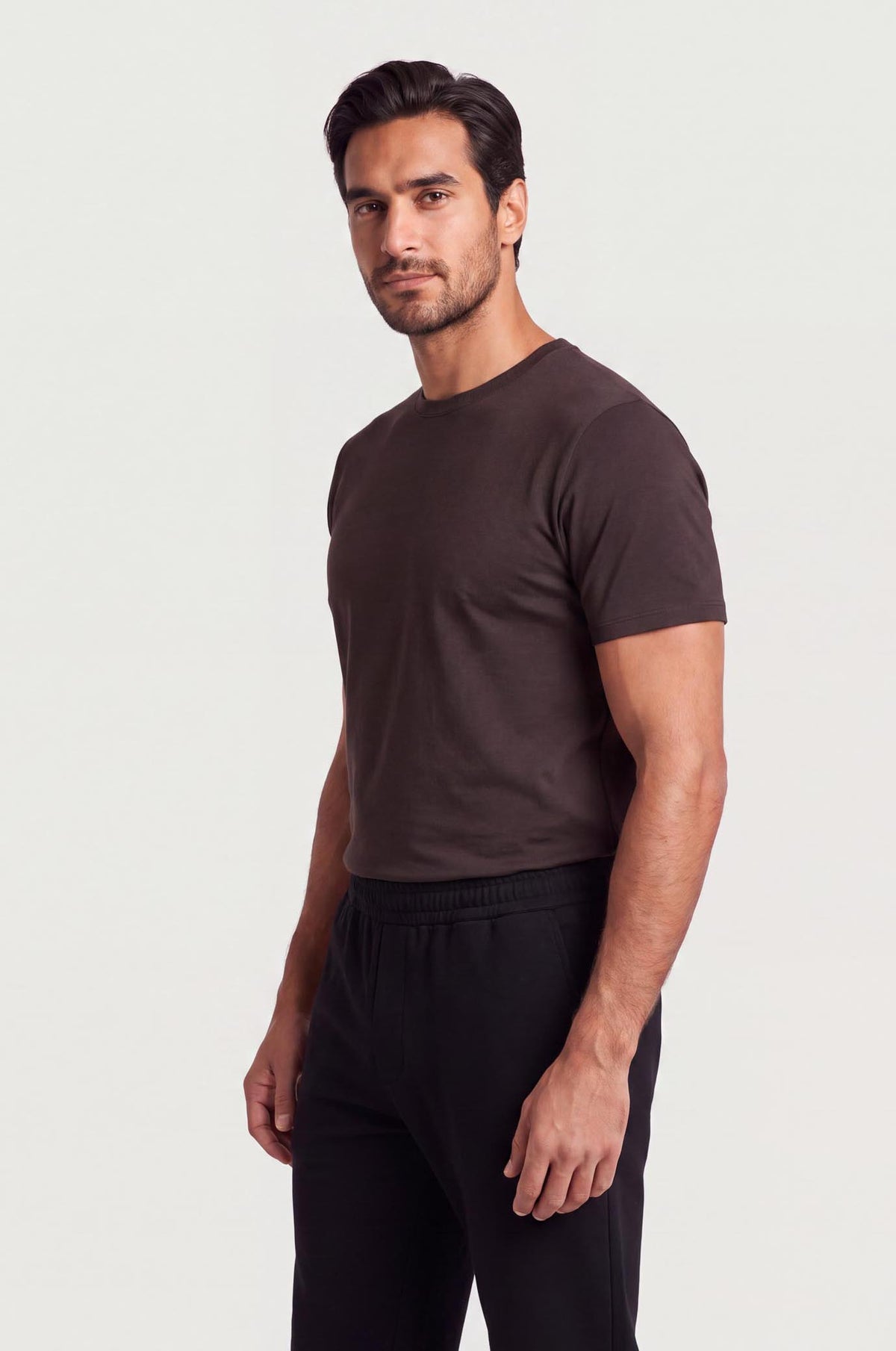 T-shirt basic bielastica