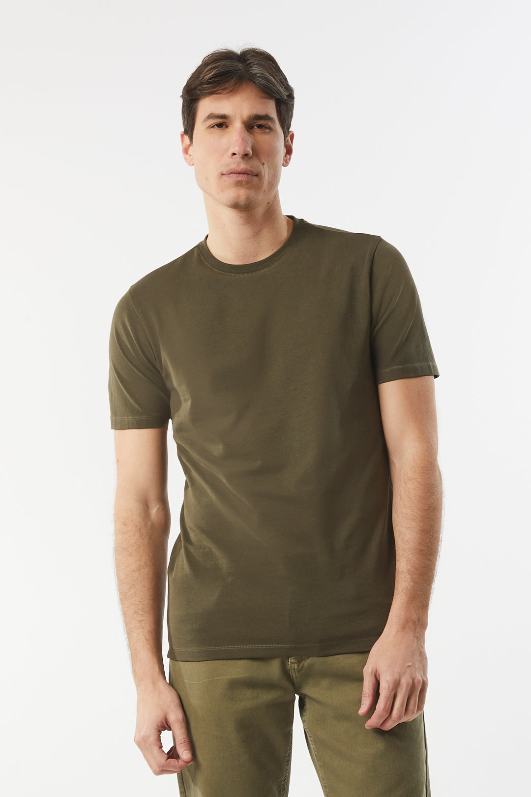 T-shirt basic bielastica